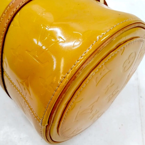 LOUIS VUITTON LV Hand Bag Bedford Vernis Yellow - Picture 5 of 9
